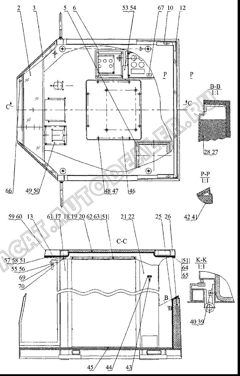 Зеркало 47C0117 для LiuGong CLG 835