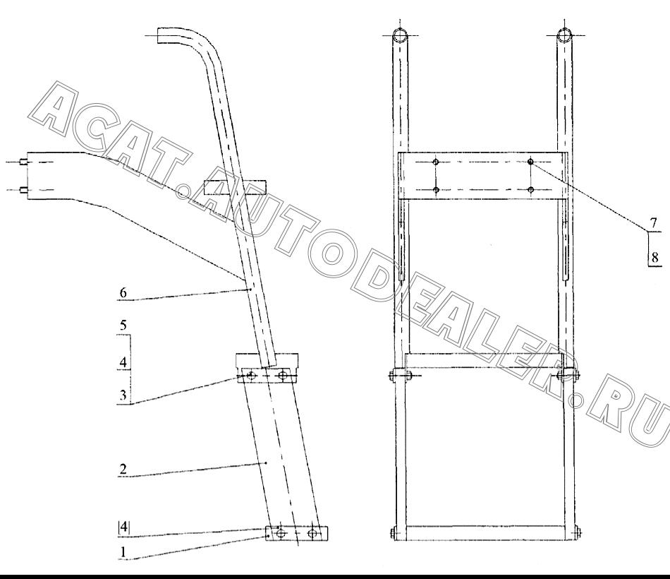 Ступень 21A0276 для LiuGong CLG 835