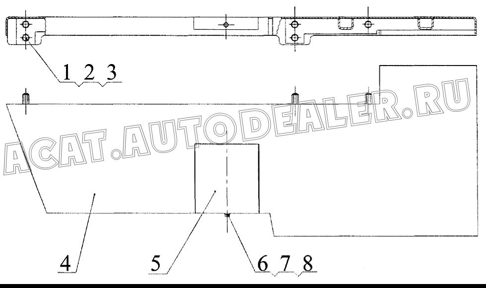 Щит заградительный 40D0090 для LiuGong CLG 835