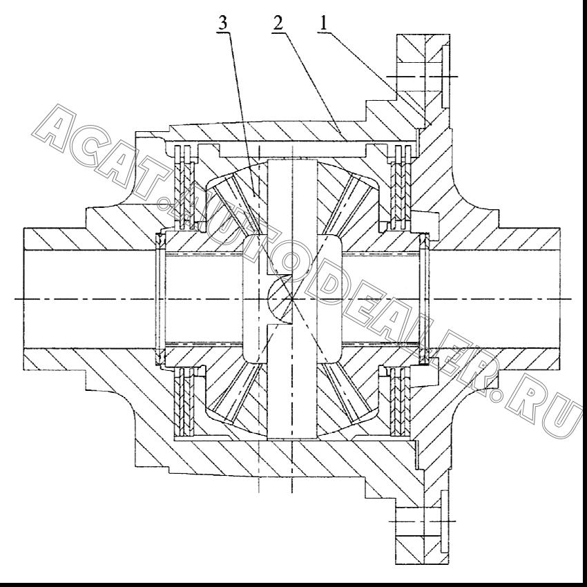 Крышка дифференциала 70A0051 для LiuGong CLG 842