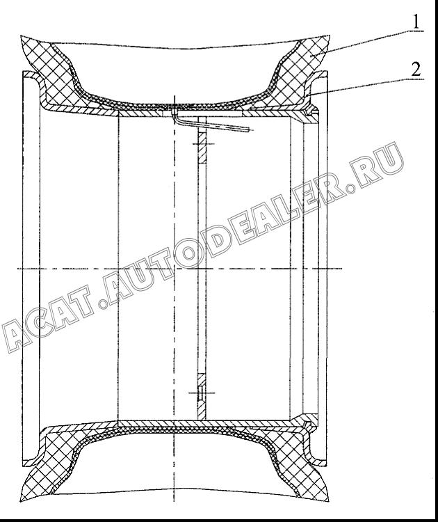 Шина в сборе 20.5-25 16B0007 для LiuGong CLG 842