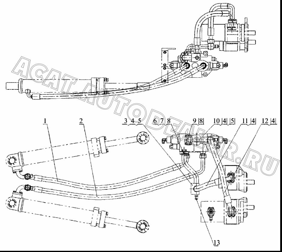 Шланг 06C0154 для LiuGong CLG 842