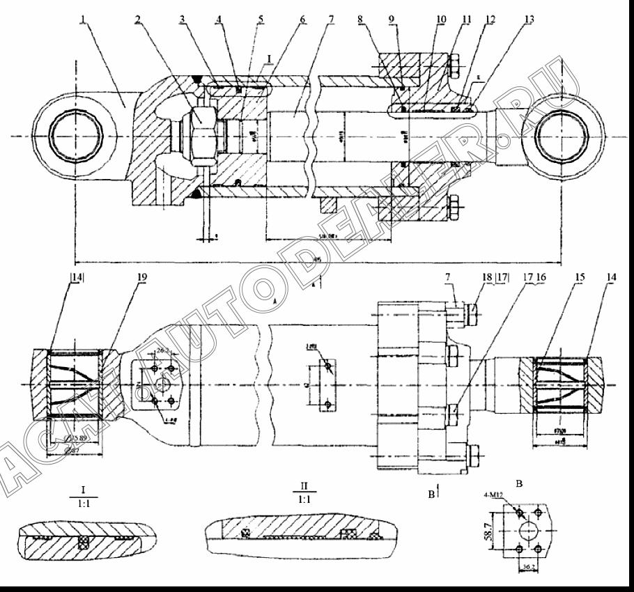 Кольцо 80A0066 для LiuGong CLG 842