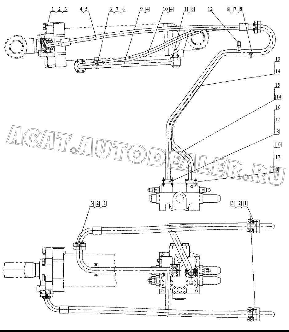 Рукав 07C0087 для LiuGong CLG 842