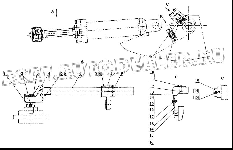 Электромагнит в сборе 34C0026 для LiuGong CLG 842