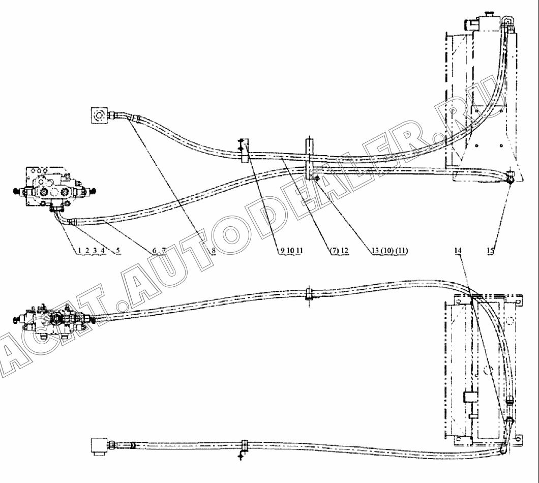 Хомут 38 15B0001 для LiuGong CLG 842