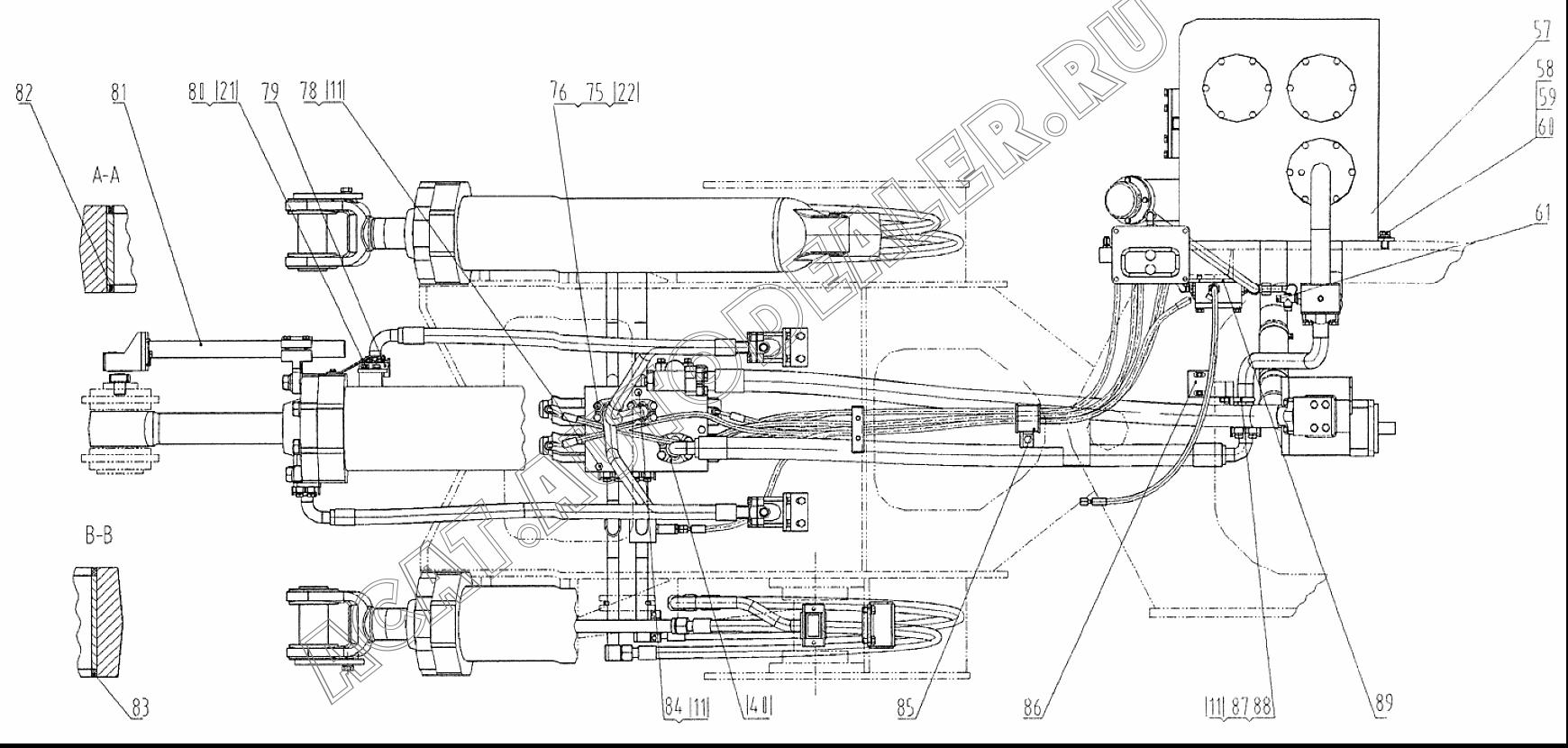 Гидробак 21C0027 для LiuGong CLG 856