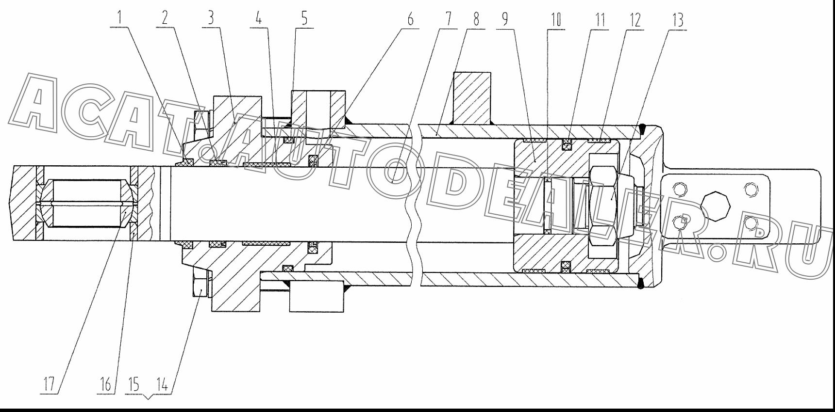 Гидроцилиндр 13D0049 для LiuGong CLG 856