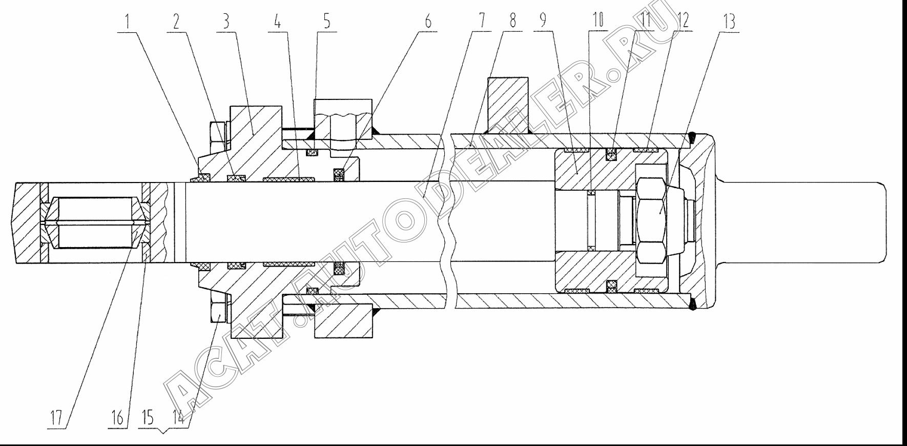 Гидроцилиндр 13D0051 для LiuGong CLG 856