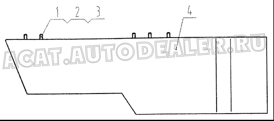 Крыло 40D0055 для LiuGong CLG 856