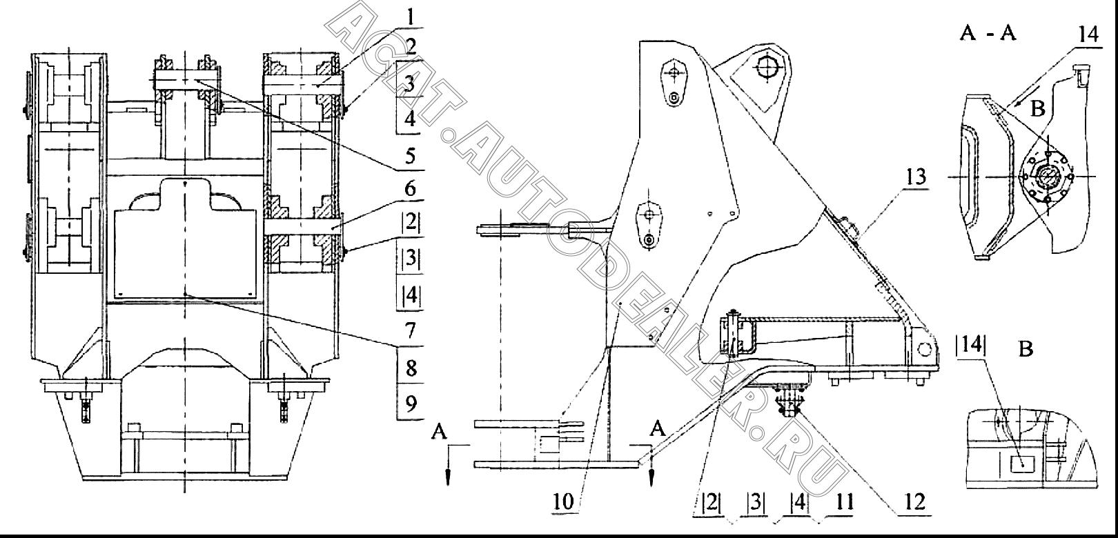 Пластина 43D0151 для LiuGong CLG 862