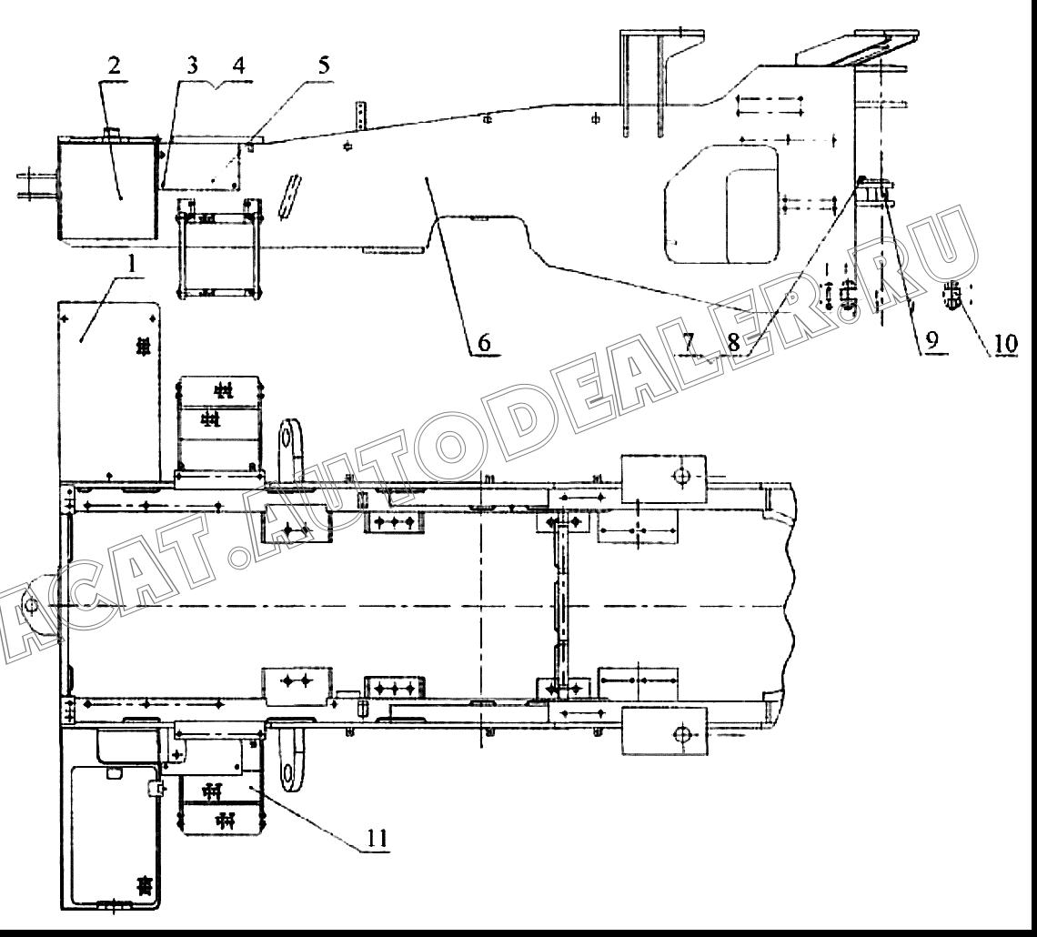 Бак аккумулятора 27C0094 для LiuGong CLG 862