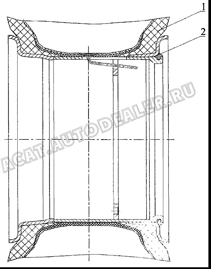 Шина в сборе 34C0191 для LiuGong CLG 862