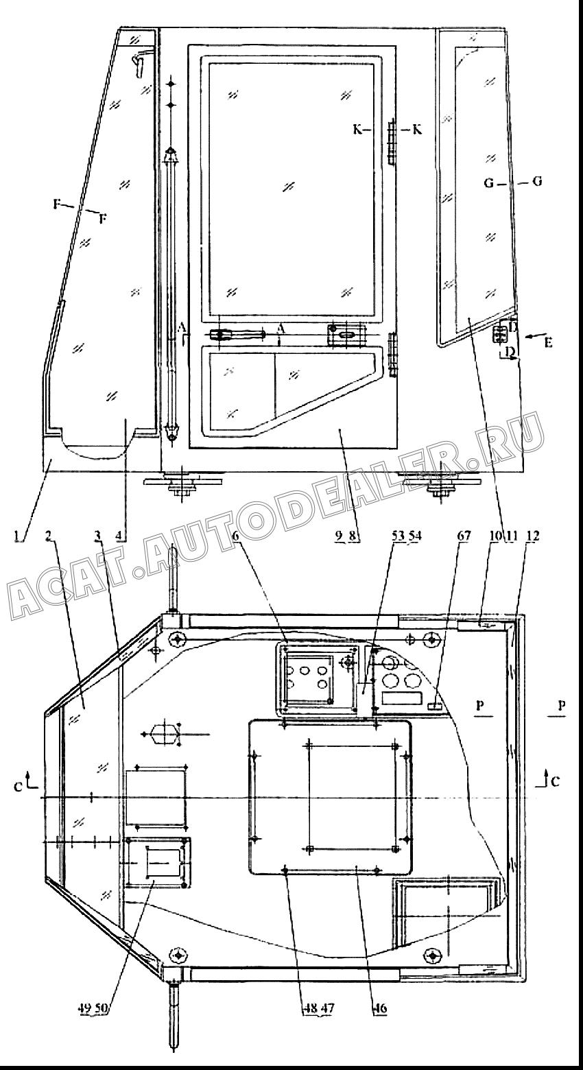 Крышка задняя 36B0079 для LiuGong CLG 862