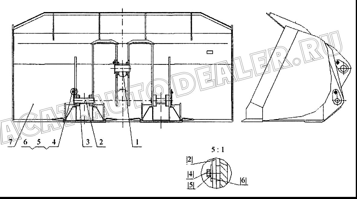 Палец 11D0137 для LiuGong CLG 862