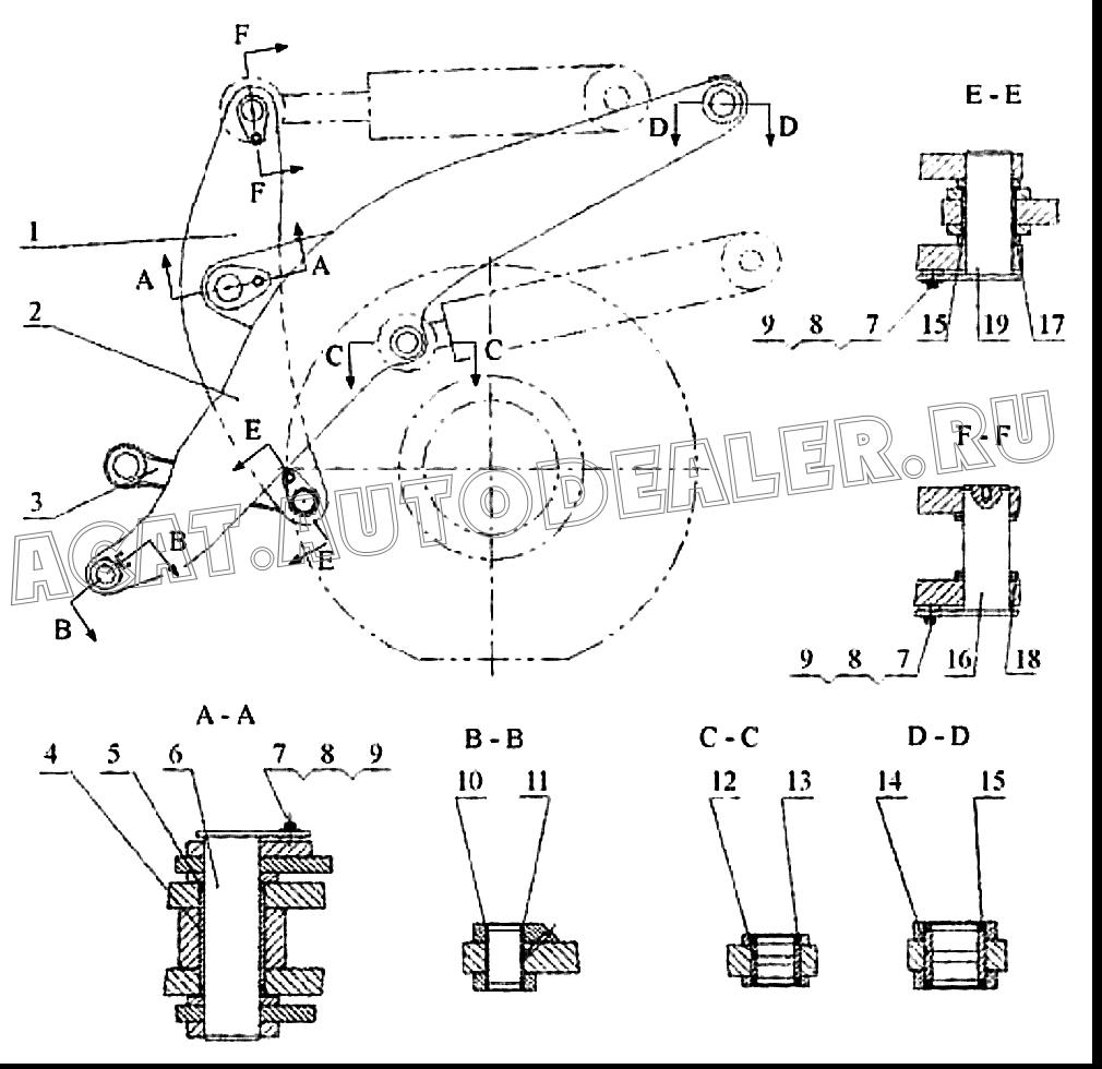 Подшипник 55A0630 для LiuGong CLG 862