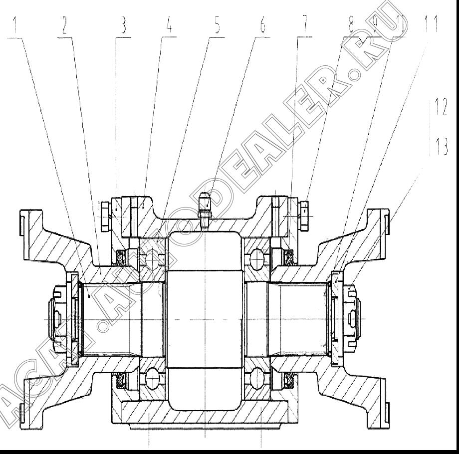 Вал 62A0048 для LiuGong CLG 888