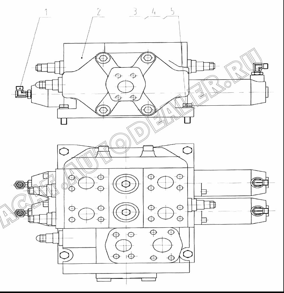 Клапан распределения (KAWASAKI) 12C0090 для LiuGong CLG 888