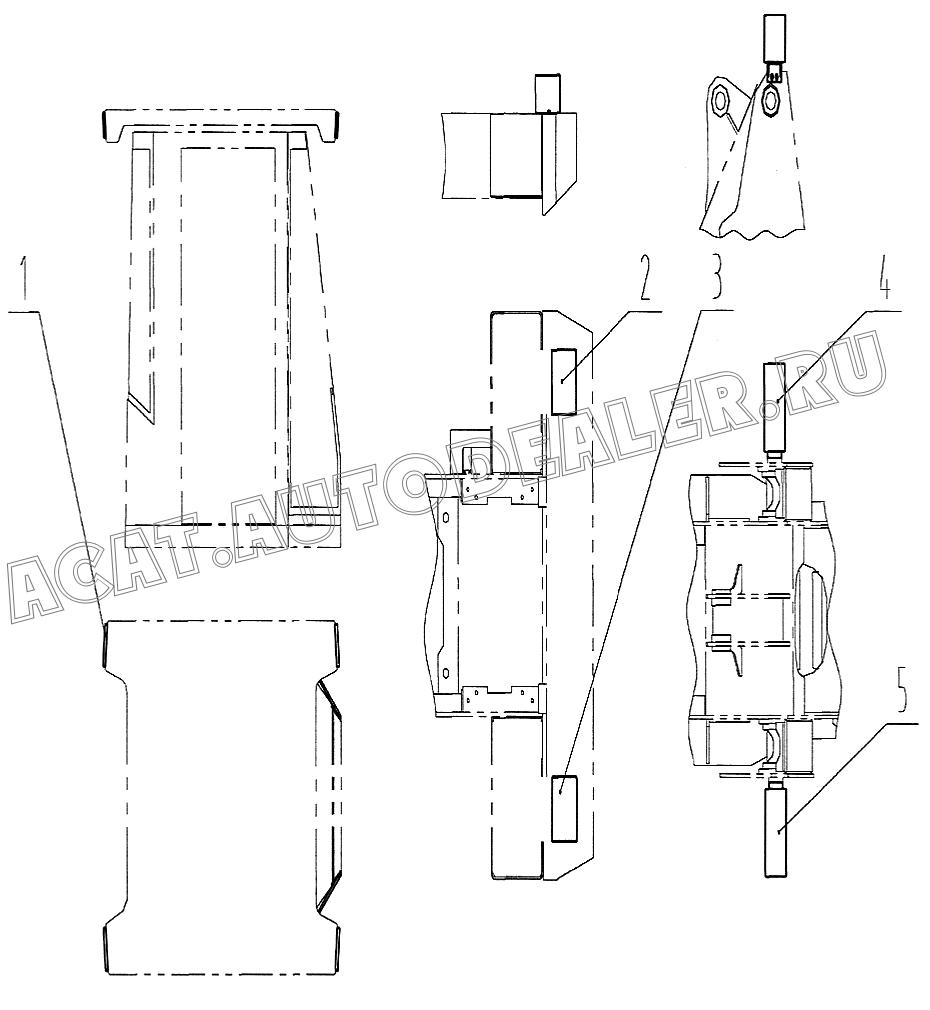 Фонарь в сборе 46C0442 для LiuGong CLG 888