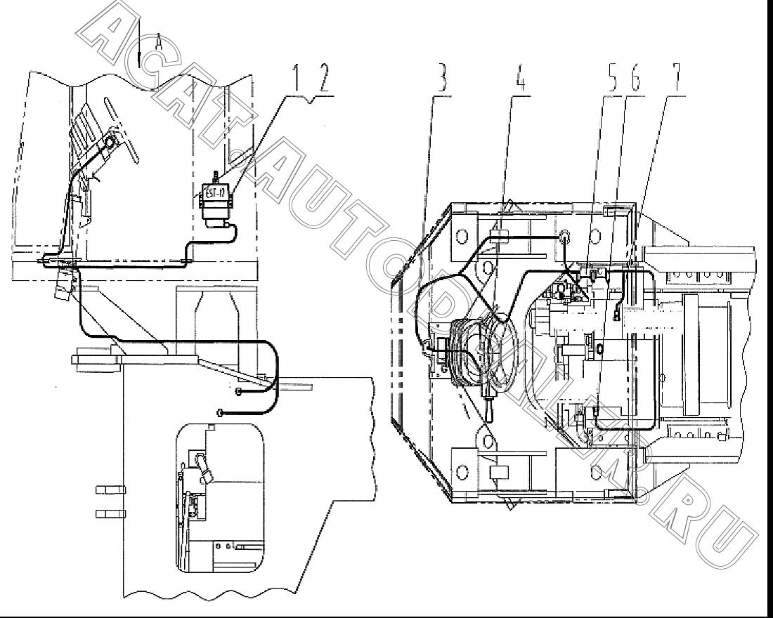 Датчик оборотов 30B0081 для LiuGong CLG 888