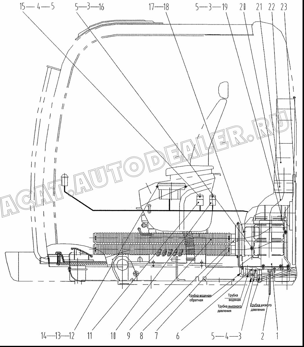 Панель испарителя 11A0988 для LiuGong CLG 925