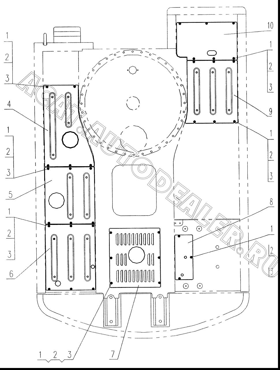 Крышка 27A0183 для LiuGong CLG 925