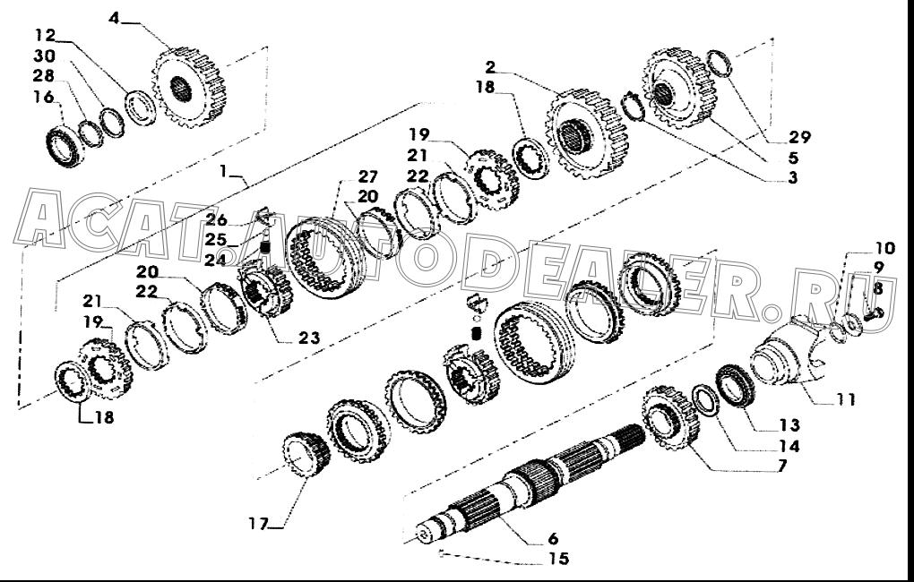 Шестерня Z=49 136766 для LiuGong CLG 766