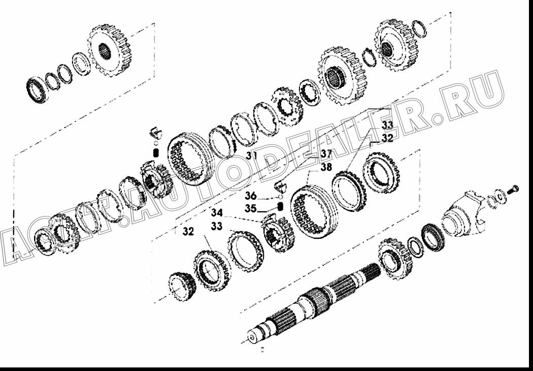 Синхронизатор 138548 для LiuGong CLG 766