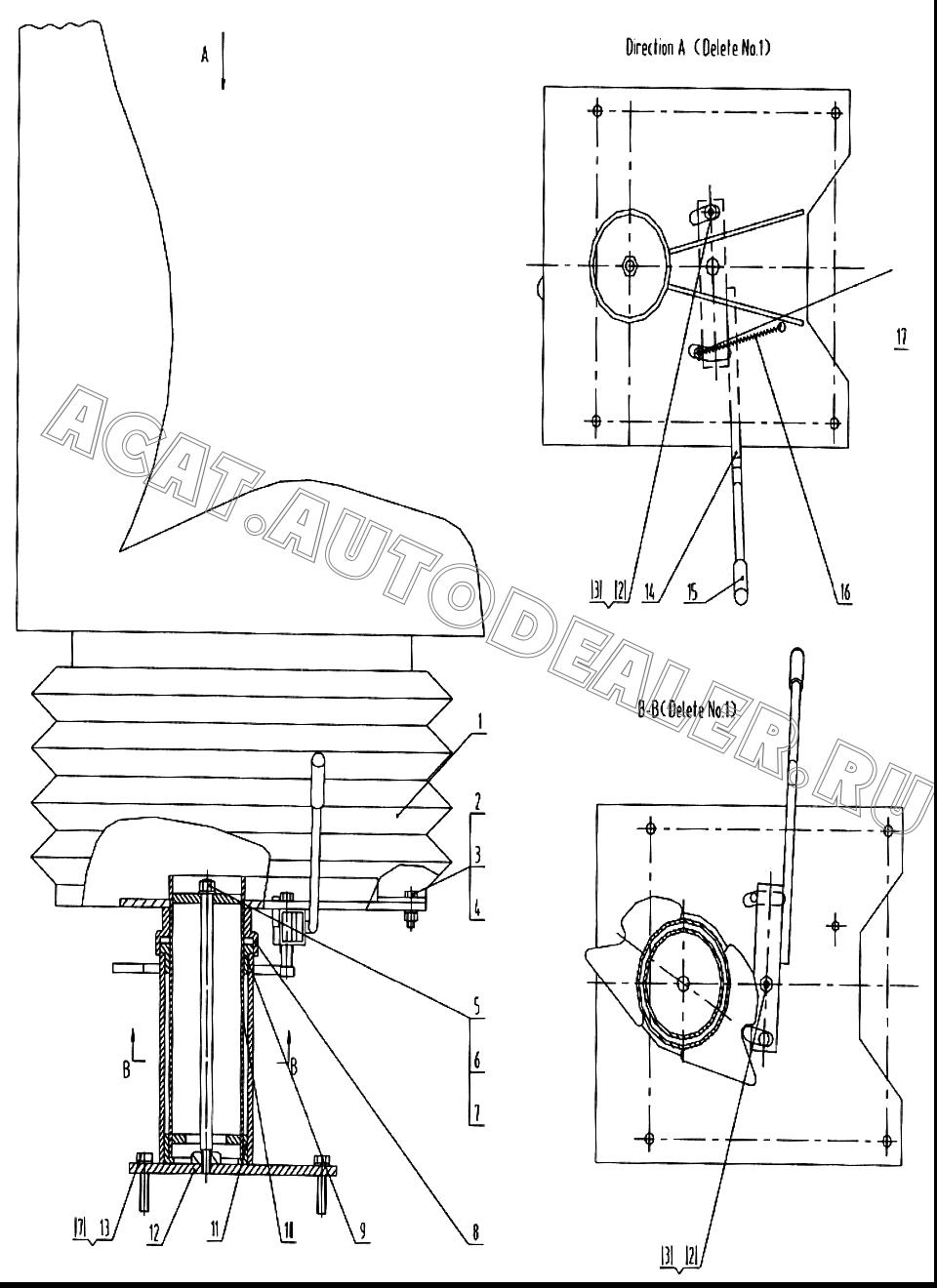 Кресло 47C0184 для LiuGong CLG 766