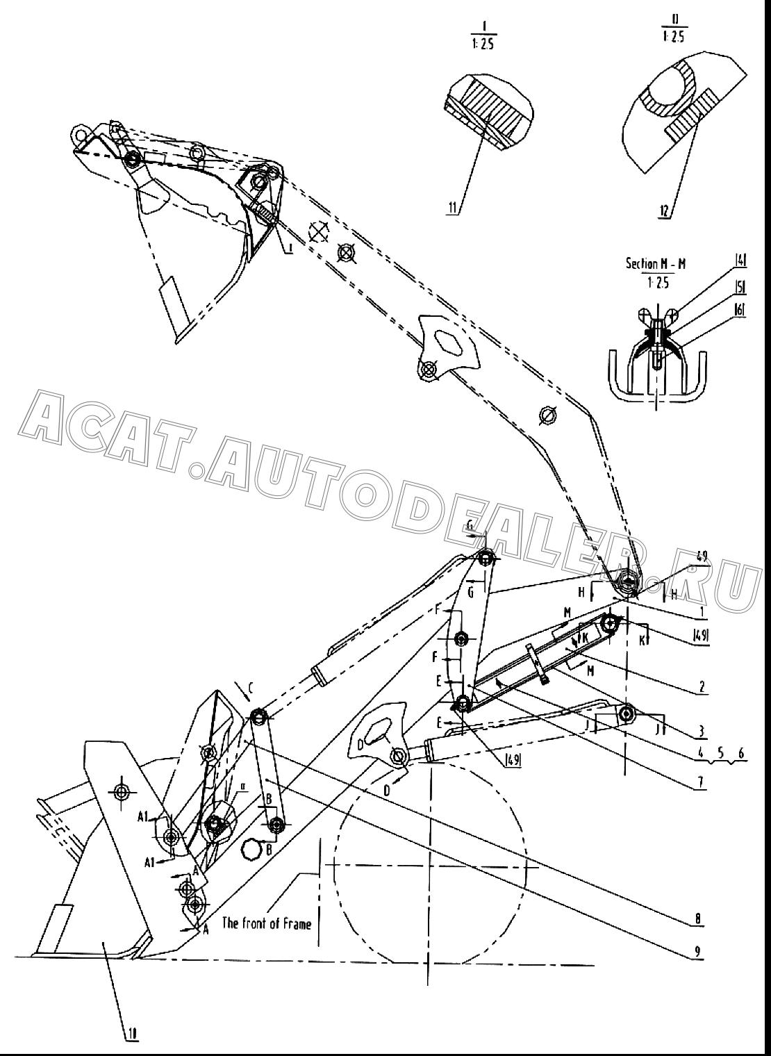 Ковш 43K0001 для LiuGong CLG 766