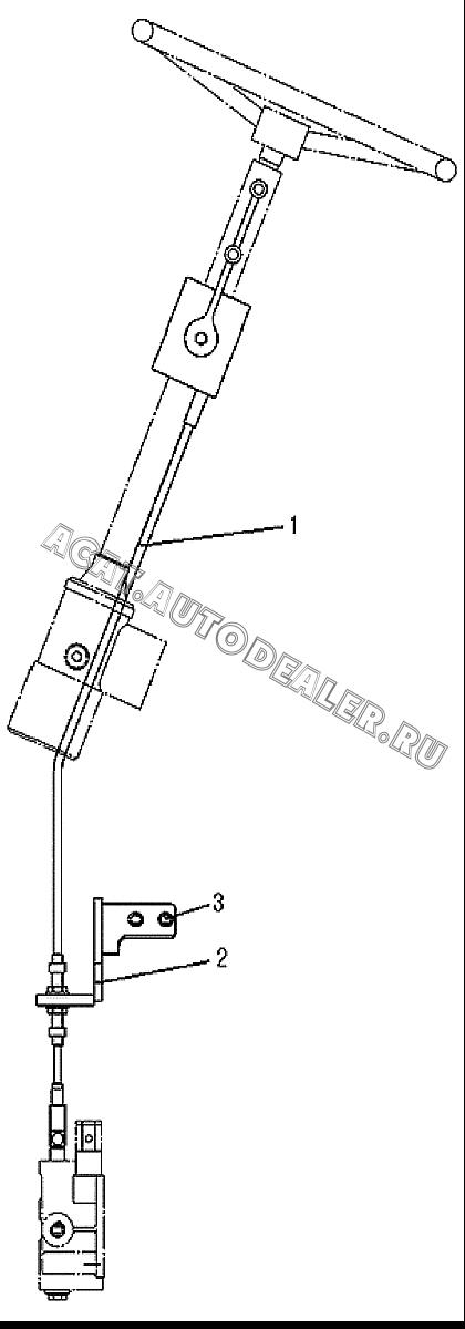 TRANSMISSION CONTROL SHAFT 4190000915 для SDLG LG916