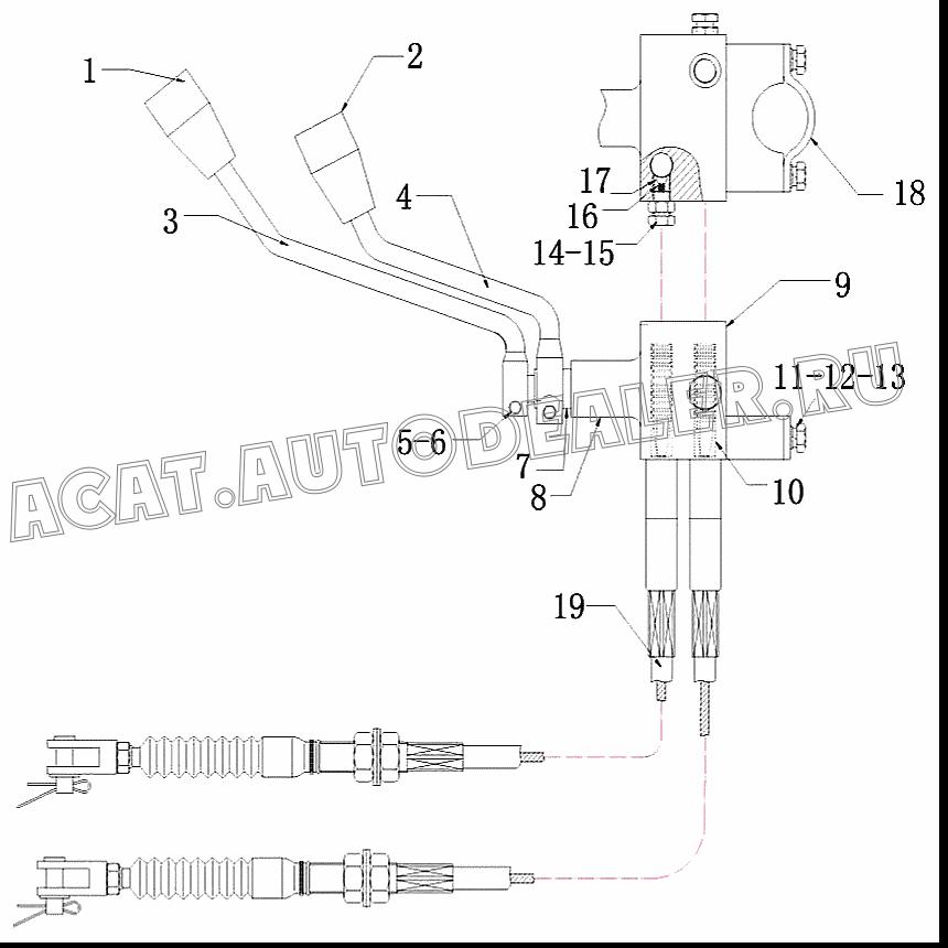 HANDLE BALL 1 LGHD9180001 4190000915001 для SDLG LG916