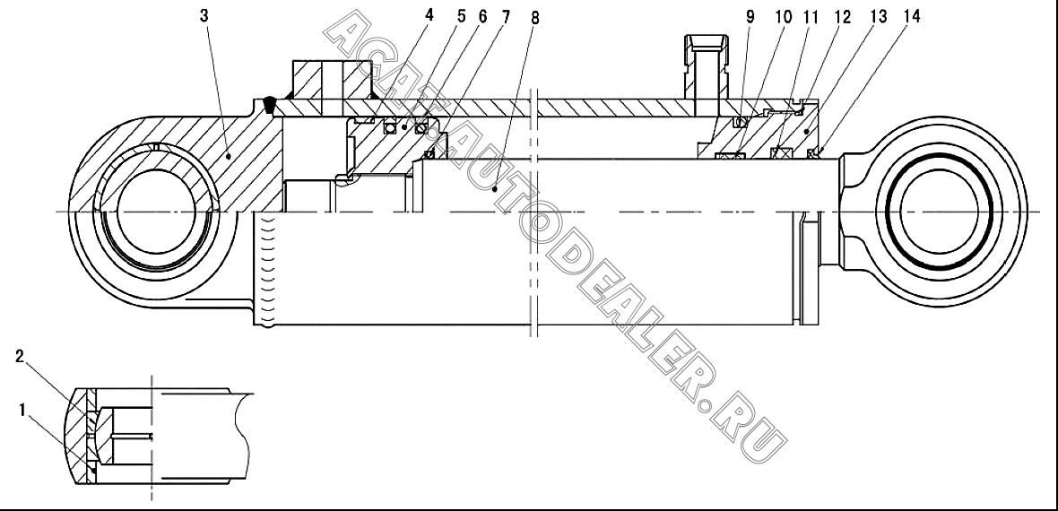 SEAL KIT 4120002463001 для SDLG LG916