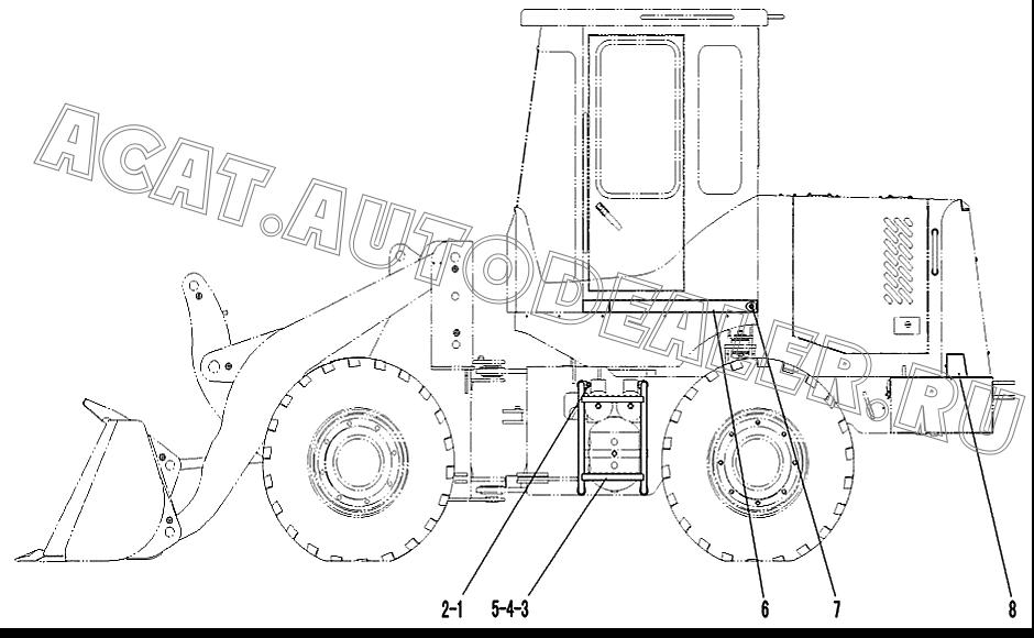 LEFT LADDER 29340017321 для SDLG LG916