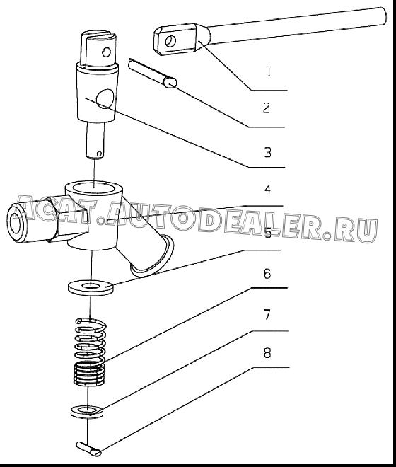 CONTROL LEVER 150-1305015 4110000560091 для SDLG LG918