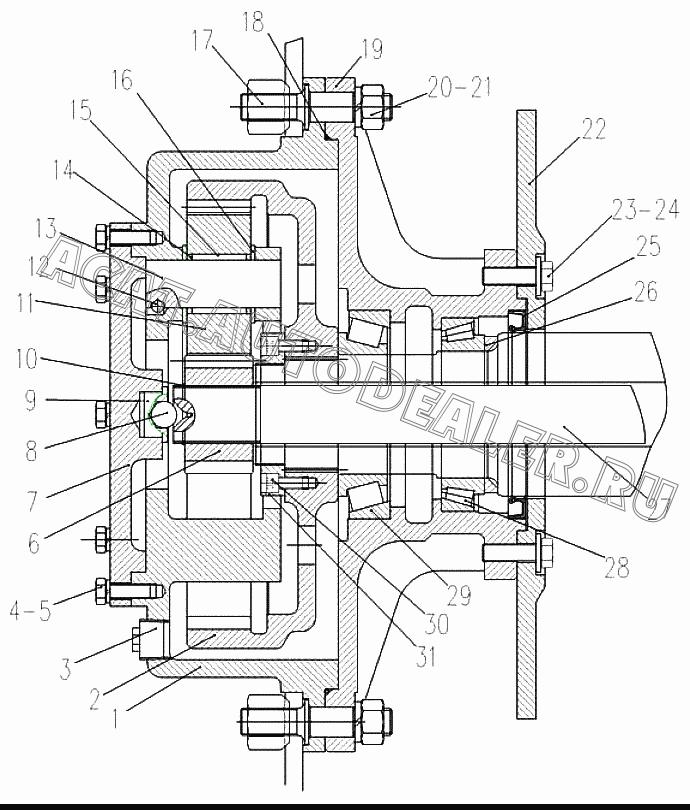 GEAR-SUN 29070010391 для SDLG LG918