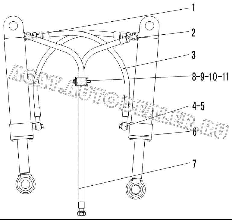 PERMAMENT SEAT 29210004061 для SDLG LG918