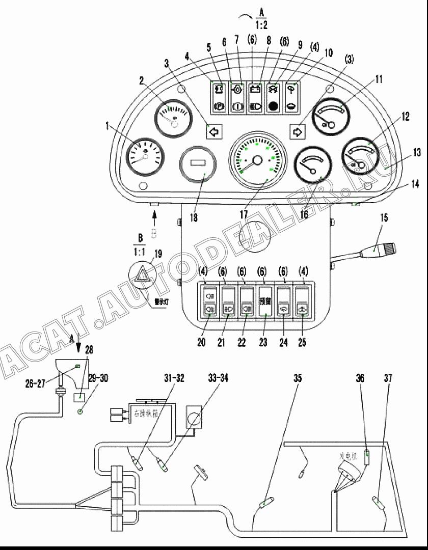 TORQUE CONVERTER OIL TEMPERATURE SENSOR WG202A 4130000065 для SDLG LG918