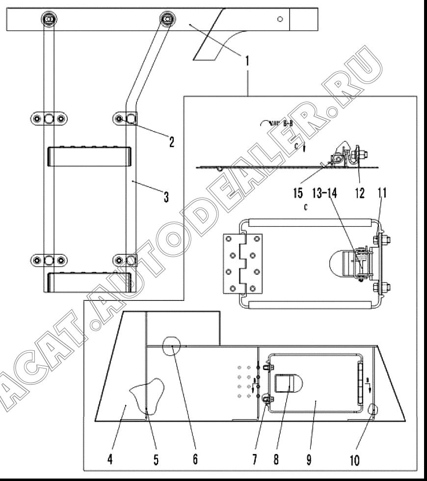 LEFT ROOF ASSEMBLY 29340006691 для SDLG LG918