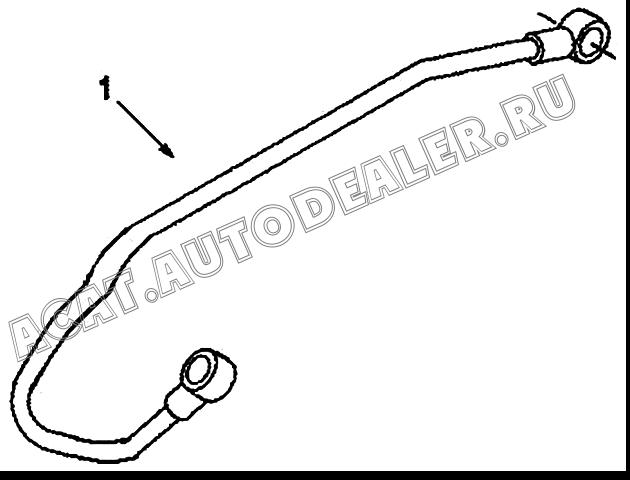 Топливопровод в сборе A3960541 4110000555168 для SDLG LG936L