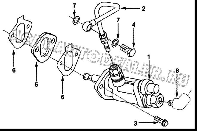 Плунжерный топливный насос в сборе 1106N1-010 4110000555205 для SDLG LG936L