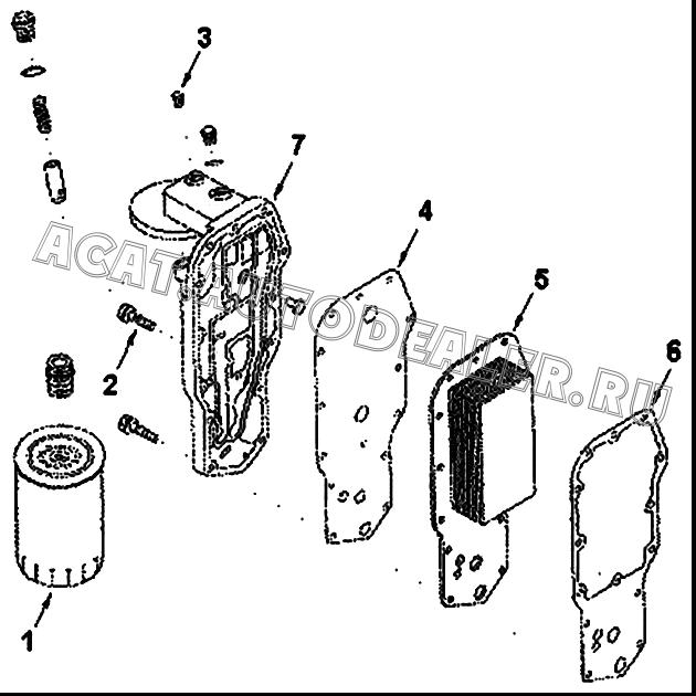 Масляный фильтр в сборе 1012N-0101012N-010 4110000179020 для SDLG LG936L