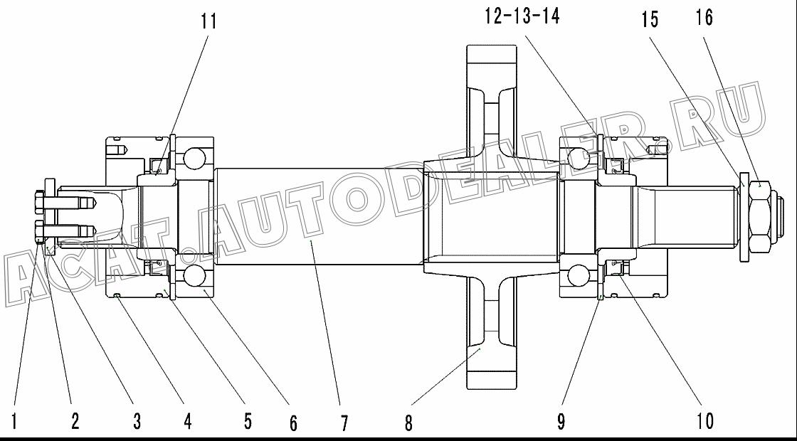 Упорное кольцо 29050016931 для SDLG LG936L