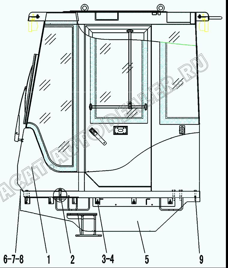 Кабина LG936 29290009361 для SDLG LG936L