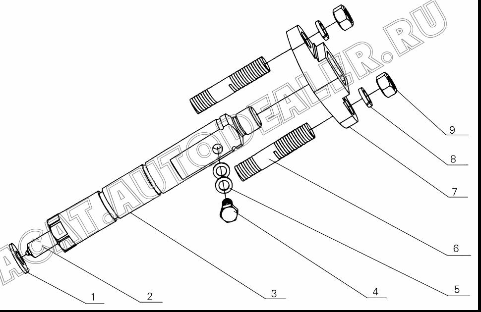 Injector gasket 6105QA-1112013 для Yuchai YC4D