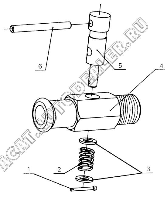 Cotter pin 1.6x12 Q5001612 для Yuchai YC4D