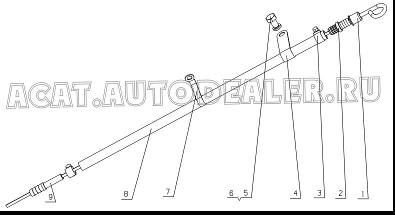 Oil level indicator weldment 1584-1002090A для Yuchai YC4E140-30