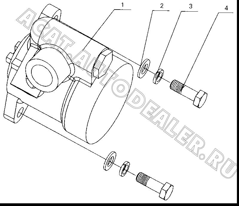 Hydraulic steering pump G0100-3407010A для Yuchai YC4112ZQ