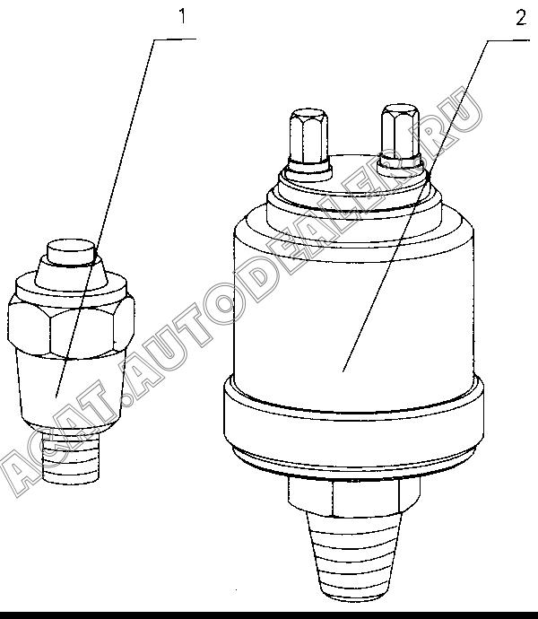 Oil pressure transmitter 365C-3800030 для Yuchai YC4112ZQ