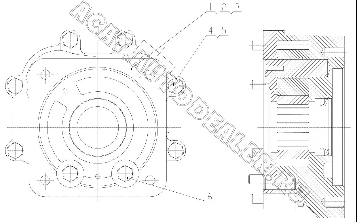 Power Shift Pump HZL50.6.1 для ChengGong CG956С